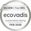 Zilveren medaille ecovadis